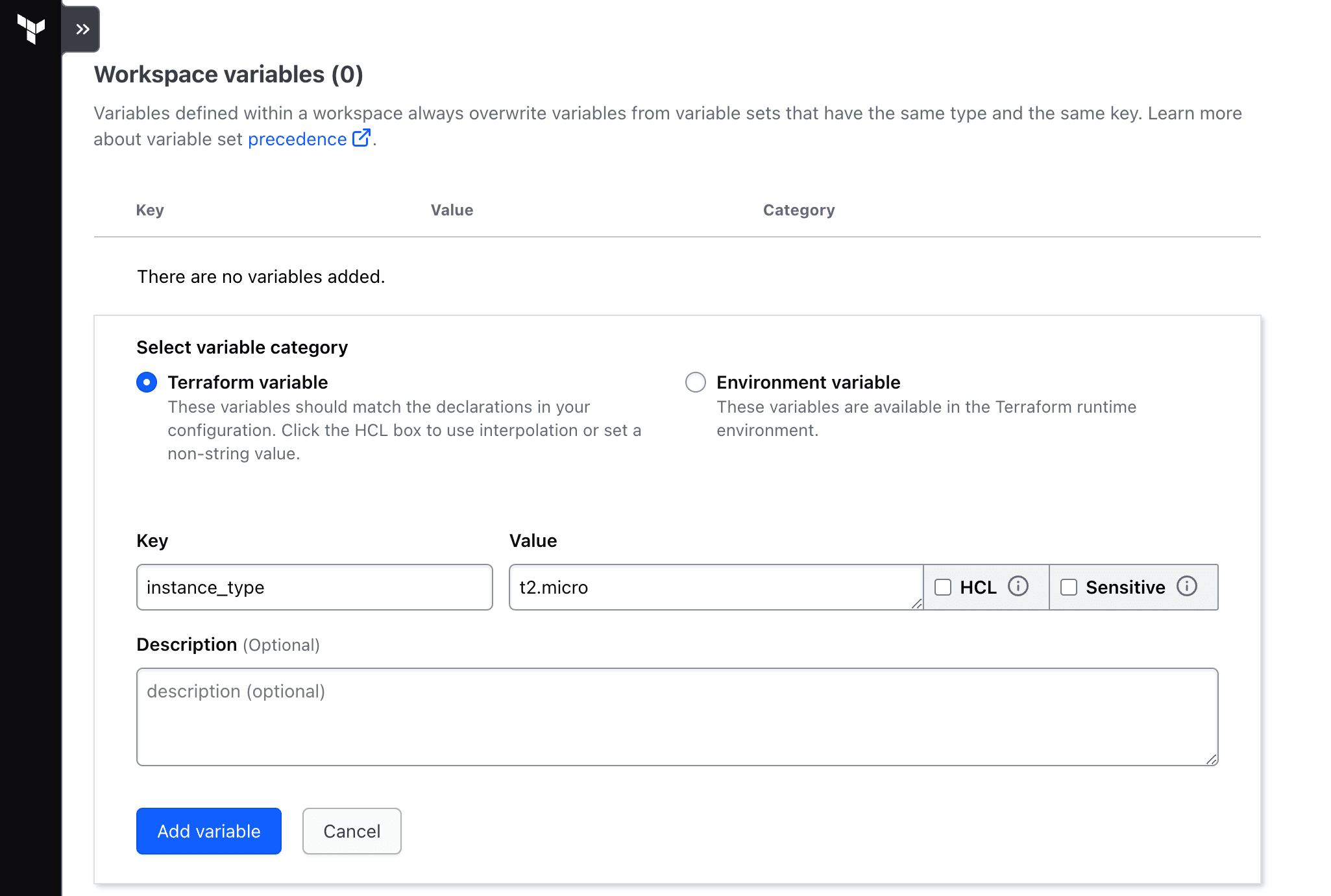 Create workspace-specific instance_type input variable